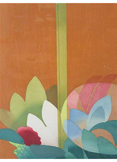 Window Nuance Red-Ochre B by Ansei Uchima